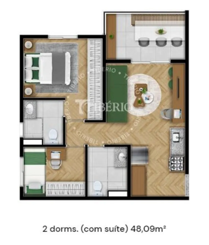 Apartamento, 1 quarto, 27 m² - Foto 5