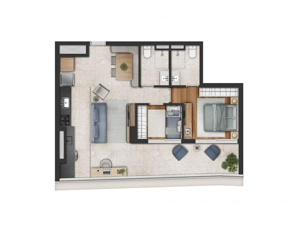 Apartamento, 2 quartos, 63 m² - Foto 47