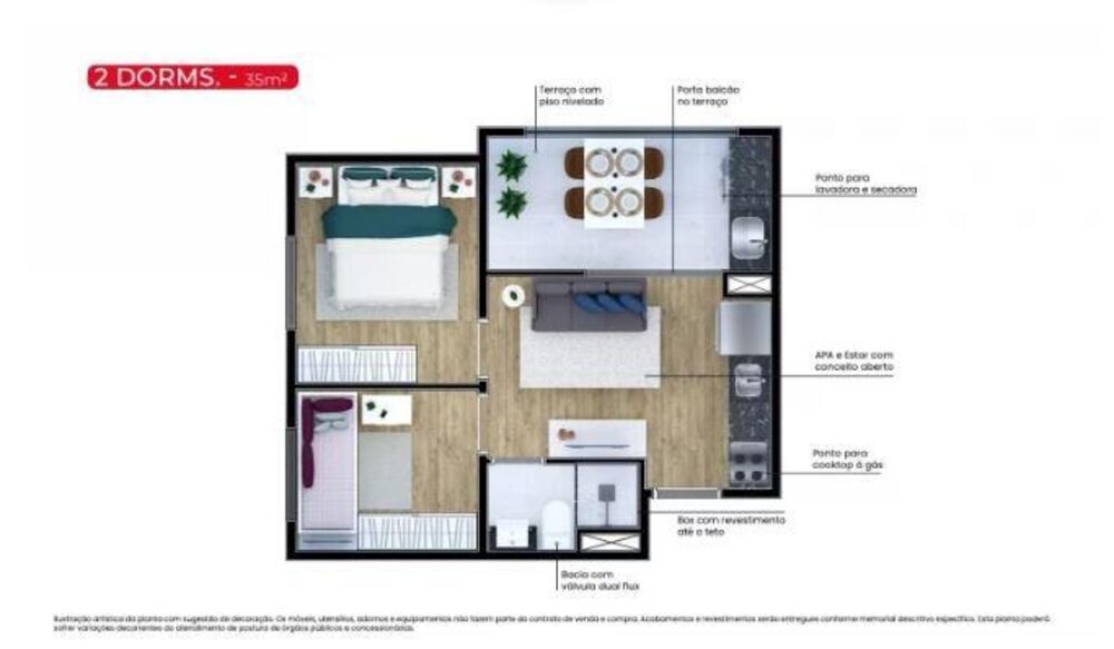 Apartamento, 1 quarto, 17 m² - Foto 15
