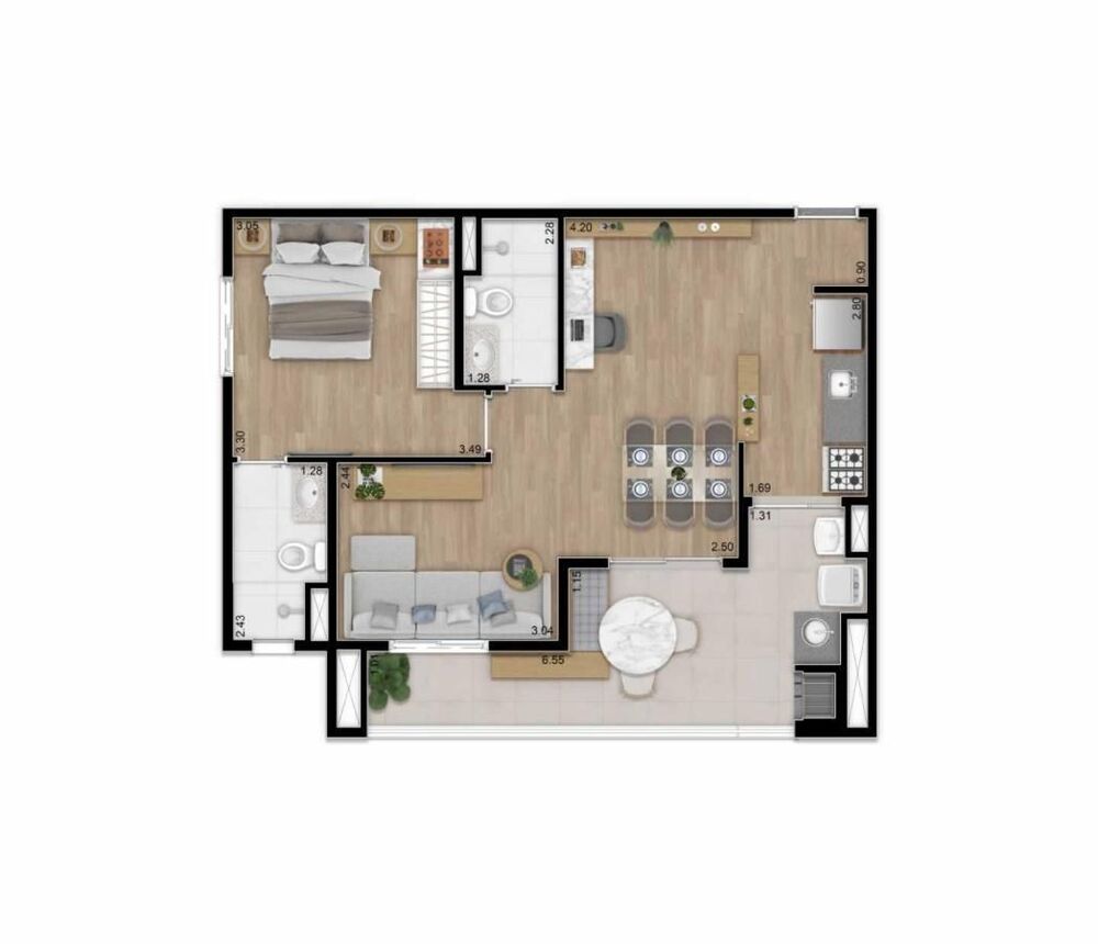 Apartamento, 2 quartos, 62 m² - Foto 6