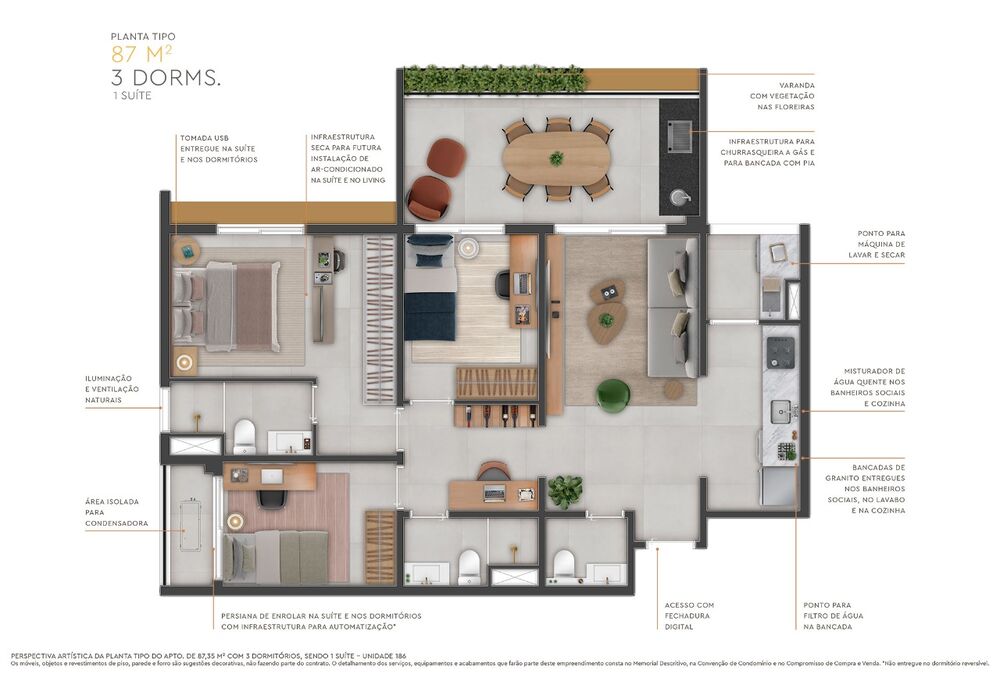 Apartamento, 2 quartos, 68 m² - Foto 6