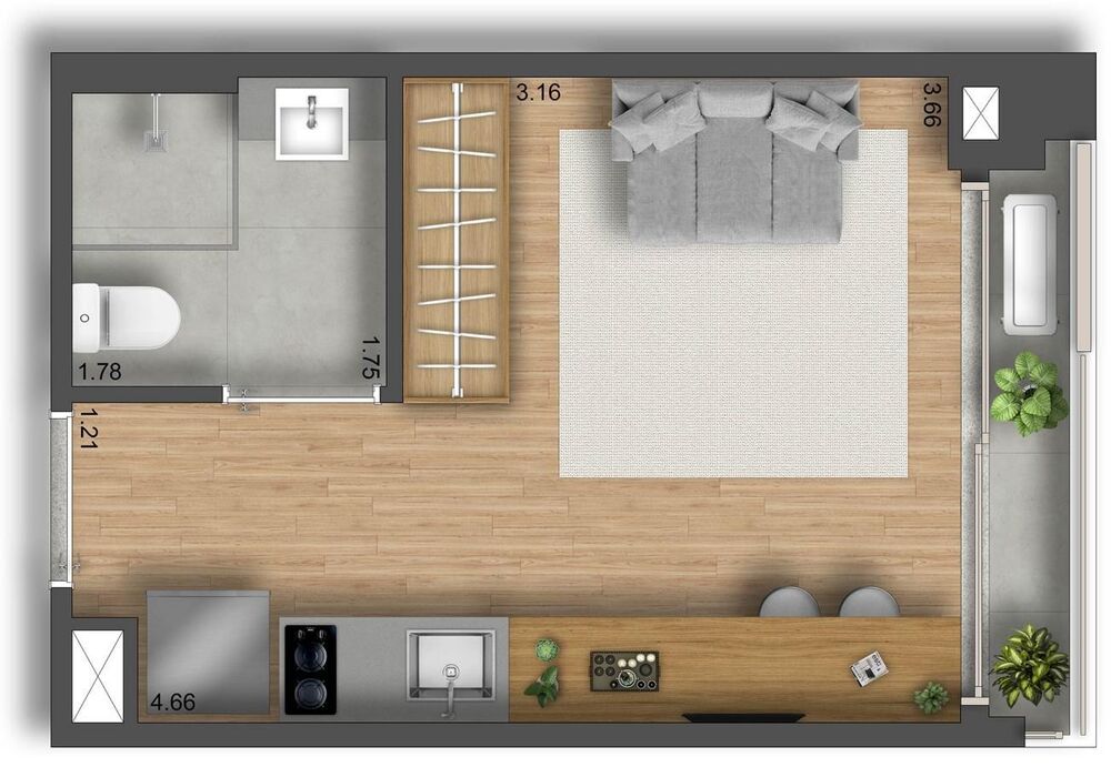 Apartamento, 2 quartos, 137 m² - Foto 6