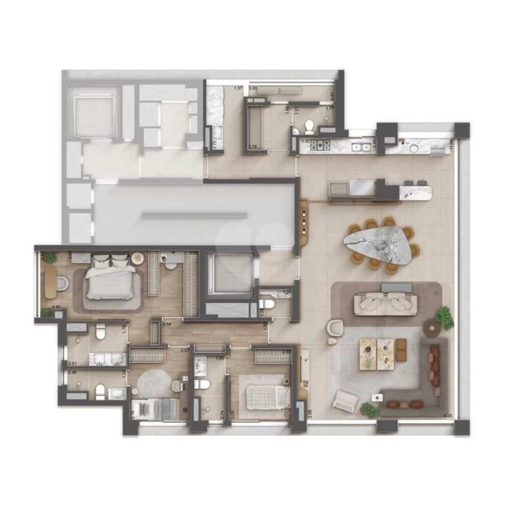 Apartamento, 1 quarto, 23 m² - Foto 2