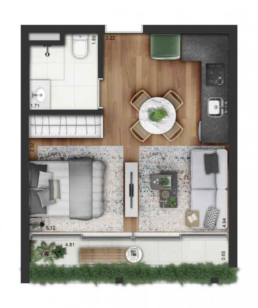Apartamento, 2 quartos, 63 m² - Foto 3