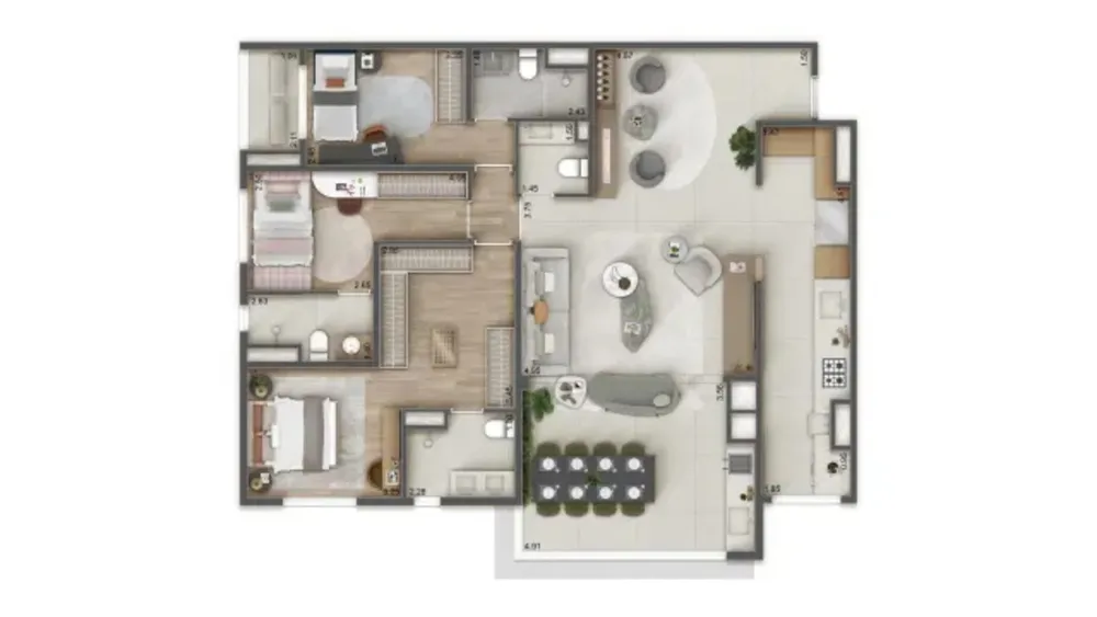 Apartamento, 3 quartos, 106 m² - Foto 12