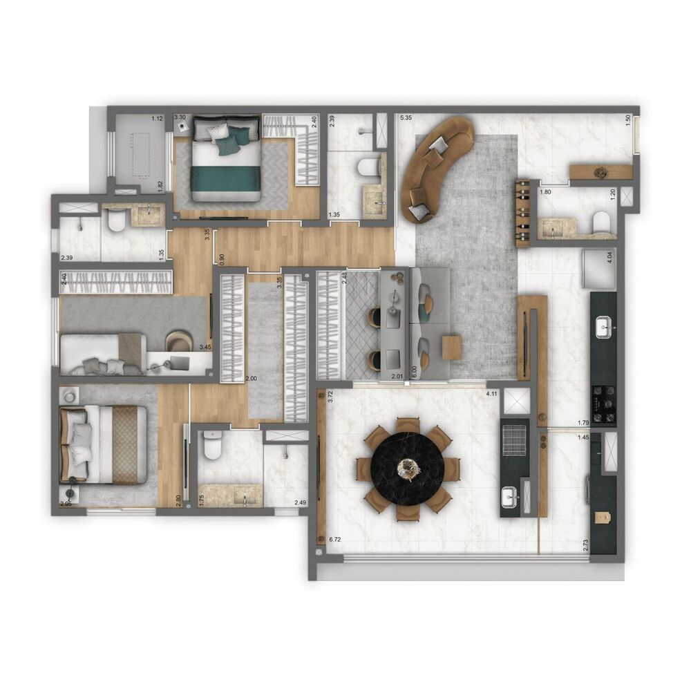 Apartamento, 2 quartos, 71 m² - Foto 10