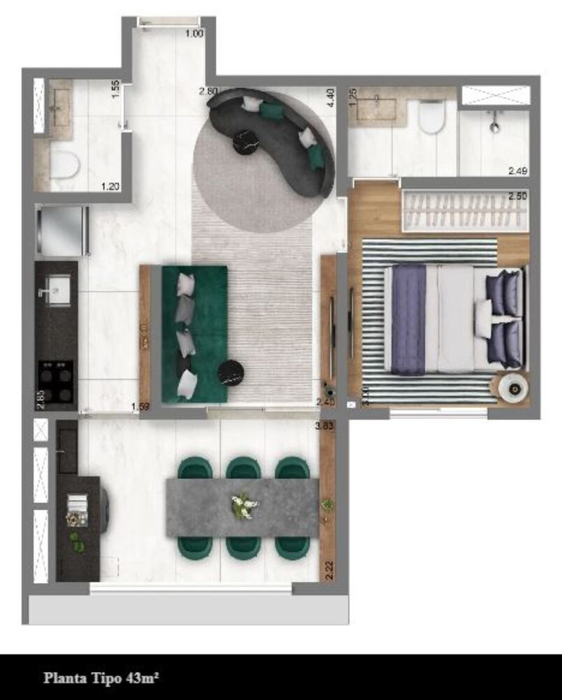 Apartamento, 2 quartos, 63 m² - Foto 19