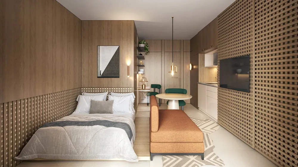 Apartamento, 1 quarto, 21 m² - Foto 1
