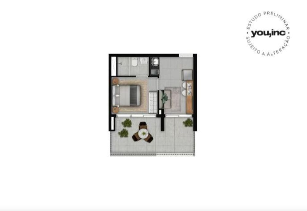 Apartamento, 1 quarto, 23 m² - Foto 10