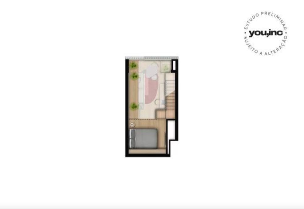Apartamento, 1 quarto, 23 m² - Foto 6
