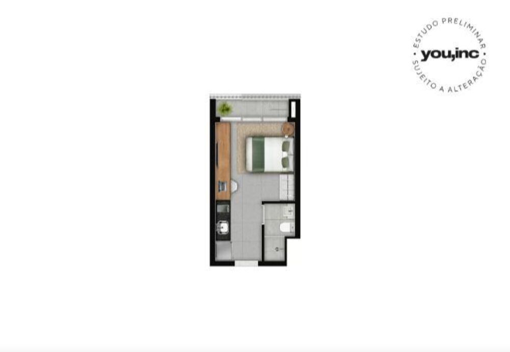 Apartamento, 1 quarto, 23 m² - Foto 17