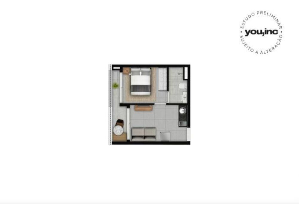 Apartamento, 1 quarto, 23 m² - Foto 14