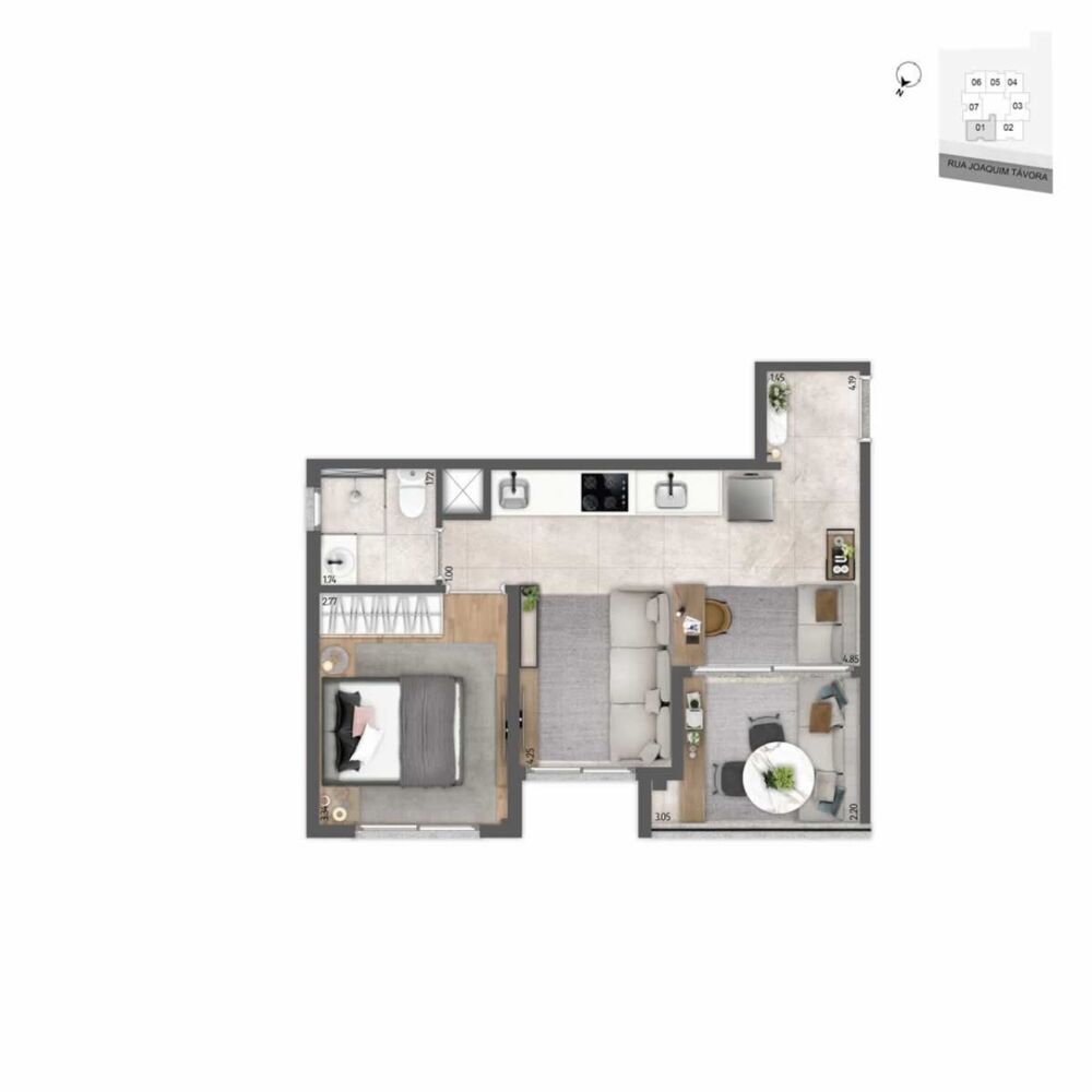 Apartamento, 1 quarto, 29 m² - Foto 20