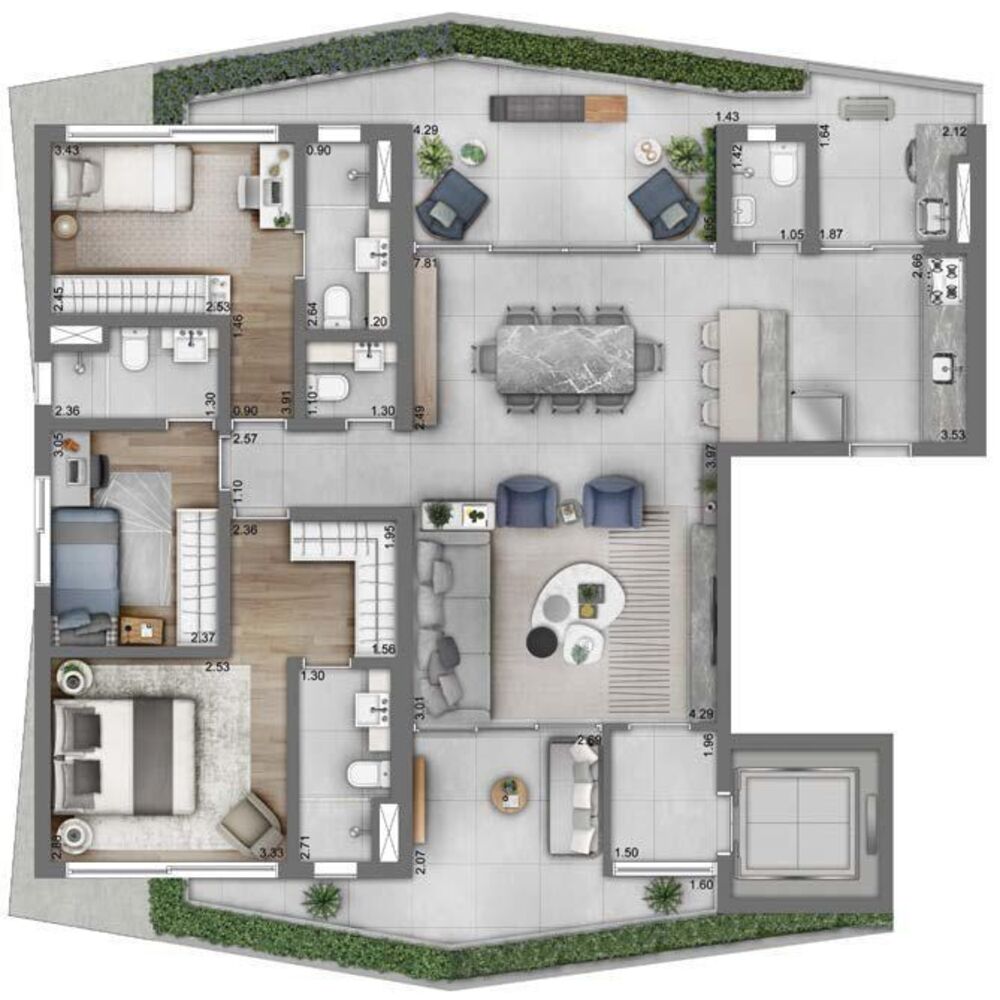 Apartamento, 1 quarto, 34 m² - Foto 12