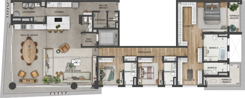 Apartamento, 4 quartos, 261 m² - Foto 20