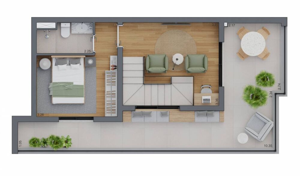 Apartamento, 2 quartos, 59 m² - Foto 8