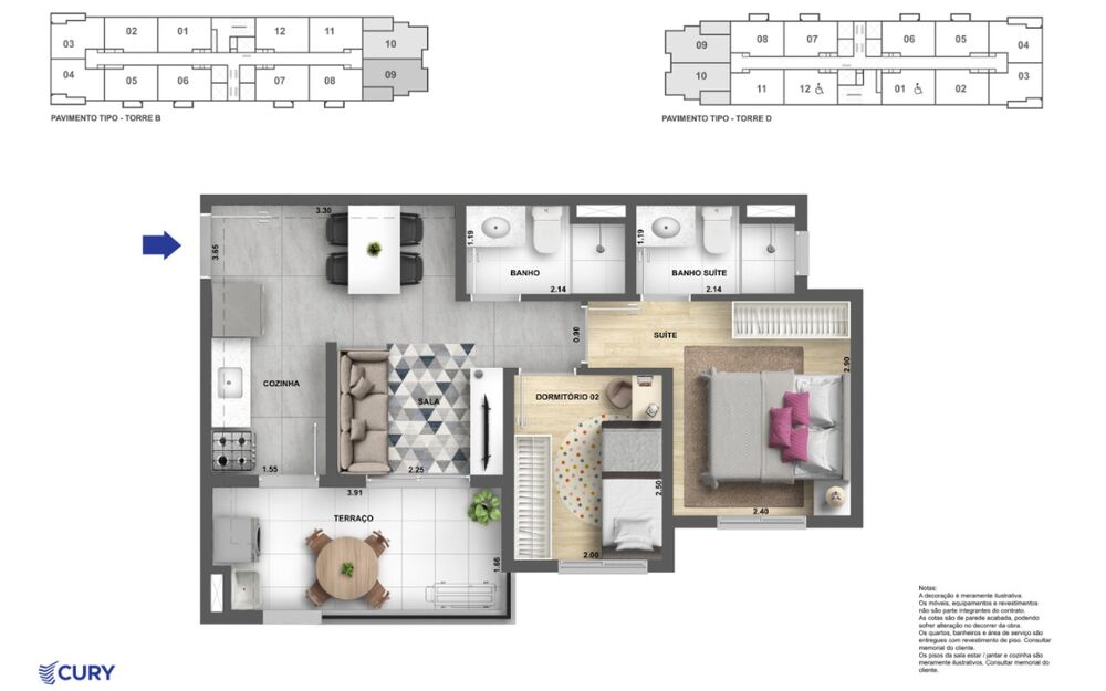 Apartamento, 2 quartos, 34 m² - Foto 30