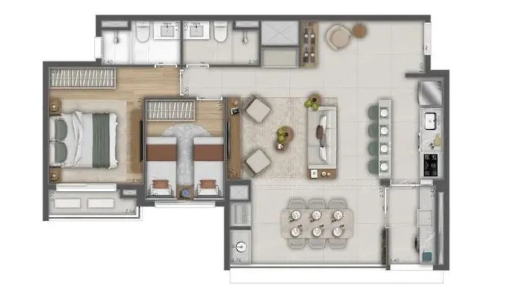 Apartamento, 1 quarto, 31 m² - Foto 12