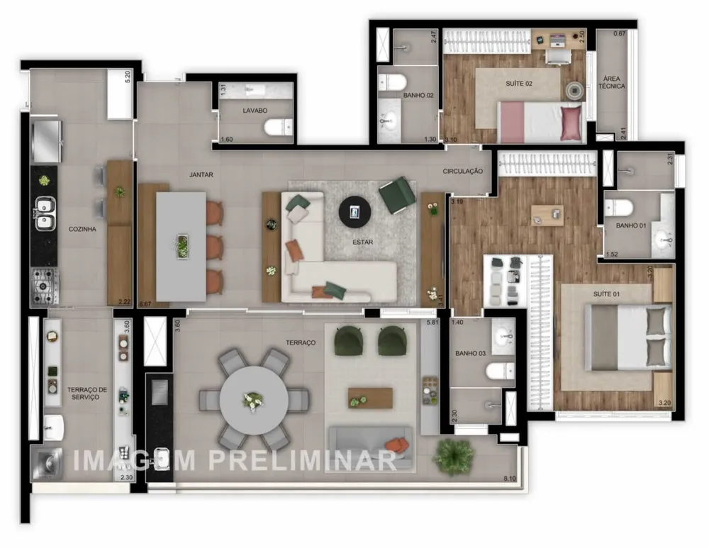 Apartamento, 1 quarto, 38 m² - Foto 6