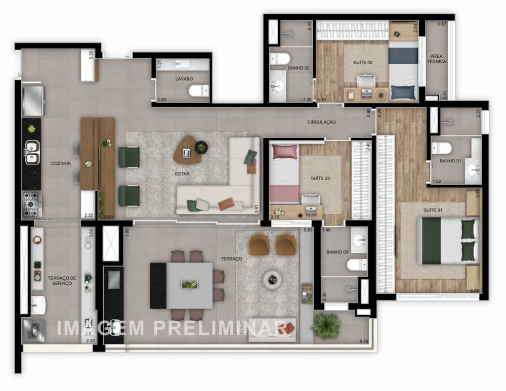 Apartamento, 1 quarto, 26 m² - Foto 3