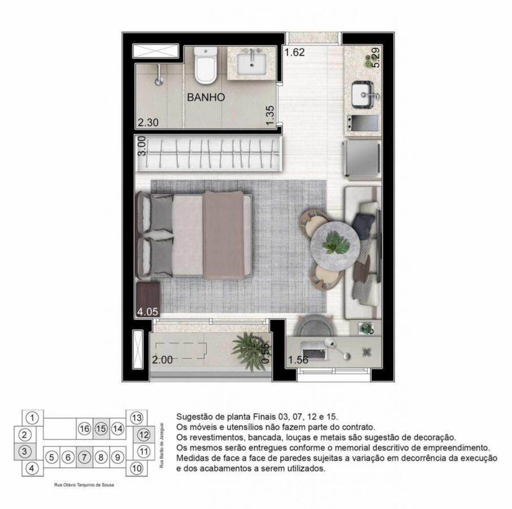Apartamento, 1 quarto, 25 m² - Foto 1