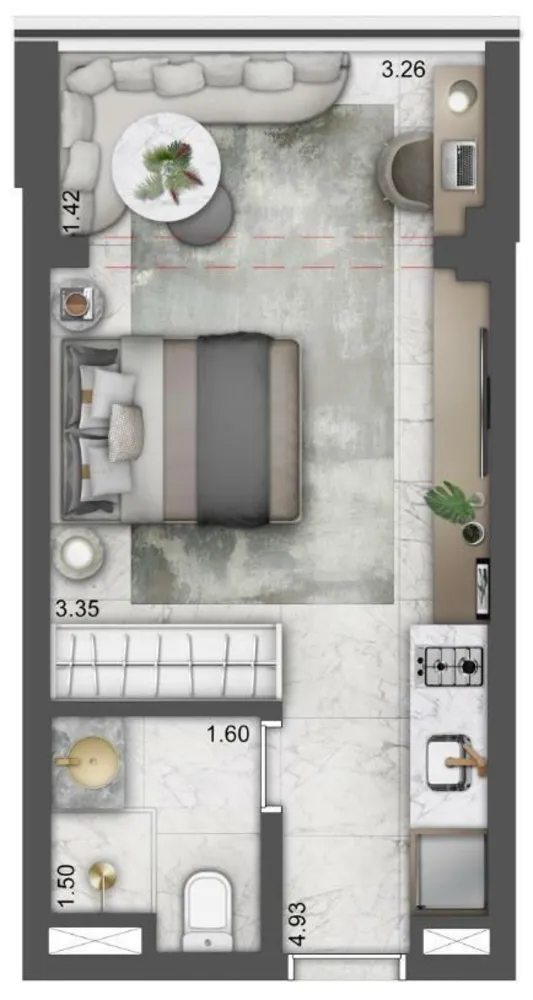 Apartamento, 1 quarto, 30 m² - Foto 9