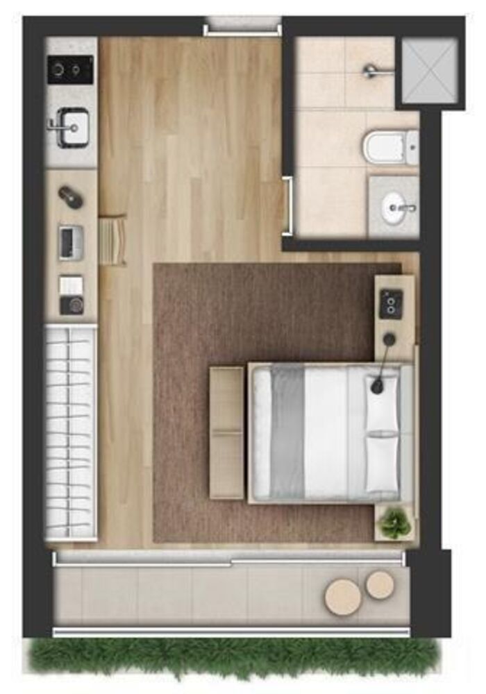 Apartamento, 1 quarto, 22 m² - Foto 28