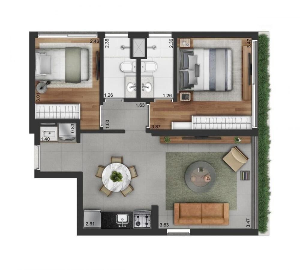 Apartamento, 1 quarto, 22 m² - Foto 16