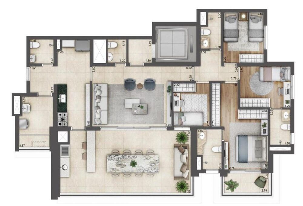 Apartamento, 3 quartos, 132 m² - Foto 28