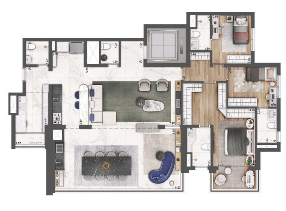 Apartamento, 3 quartos, 132 m² - Foto 21