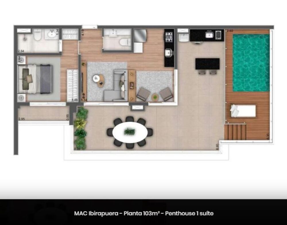 Apartamento, 1 quarto, 57 m² - Foto 27