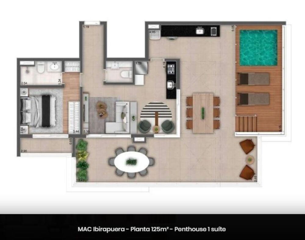 Apartamento, 1 quarto, 57 m² - Foto 30