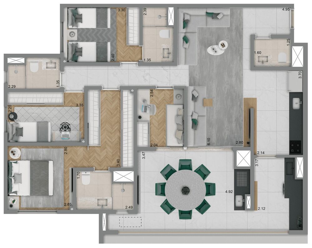 Apartamento, 2 quartos, 71 m² - Foto 10