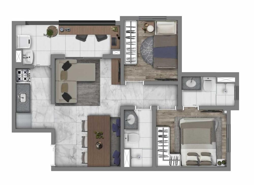 Apartamento, 2 quartos, 39 m² - Foto 10