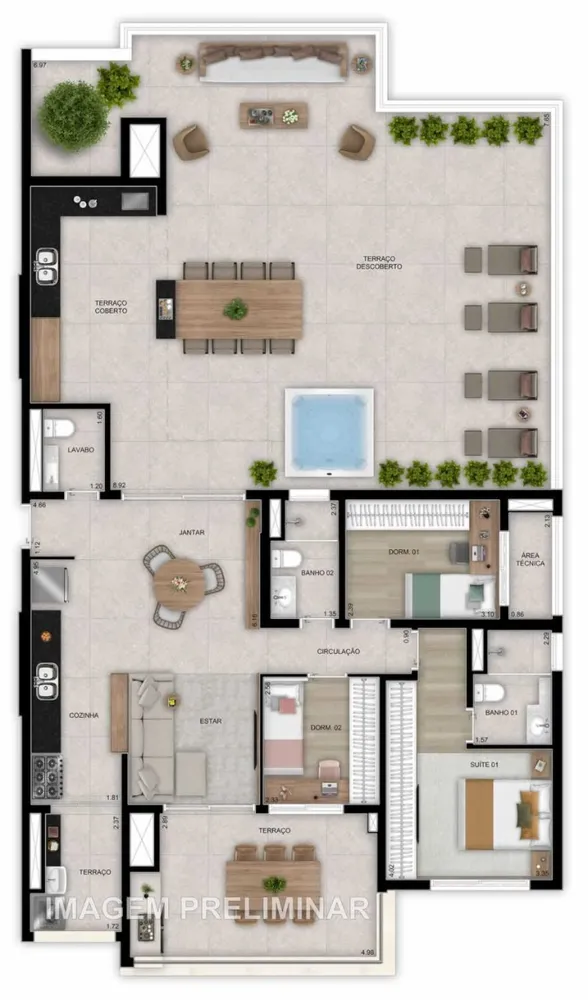 Apartamento, 2 quartos, 69 m² - Foto 10