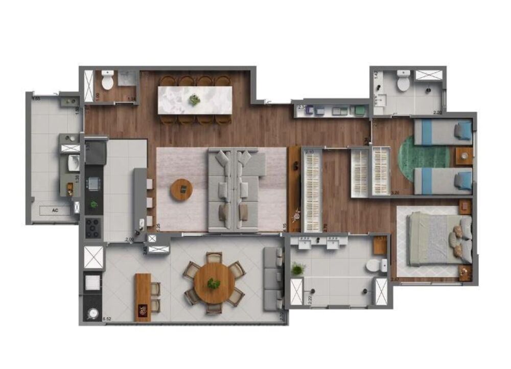 Apartamento, 2 quartos, 60 m² - Foto 8