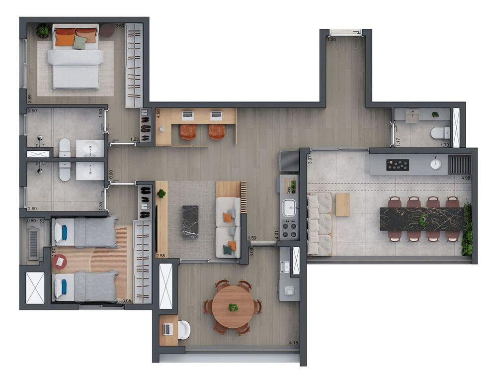 Apartamento, 2 quartos, 60 m² - Foto 13