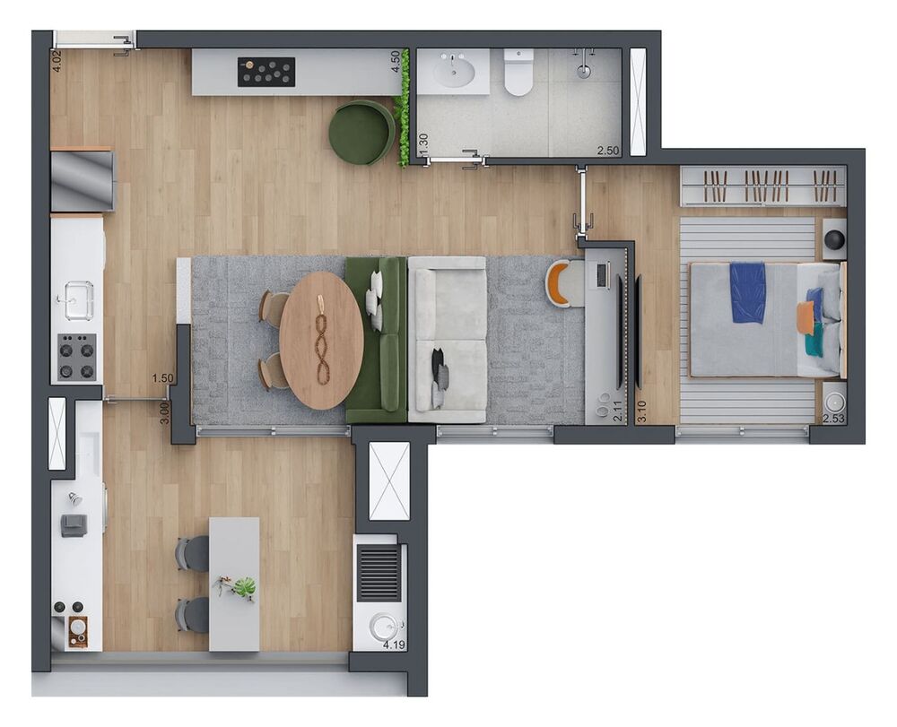 Apartamento, 2 quartos, 60 m² - Foto 21