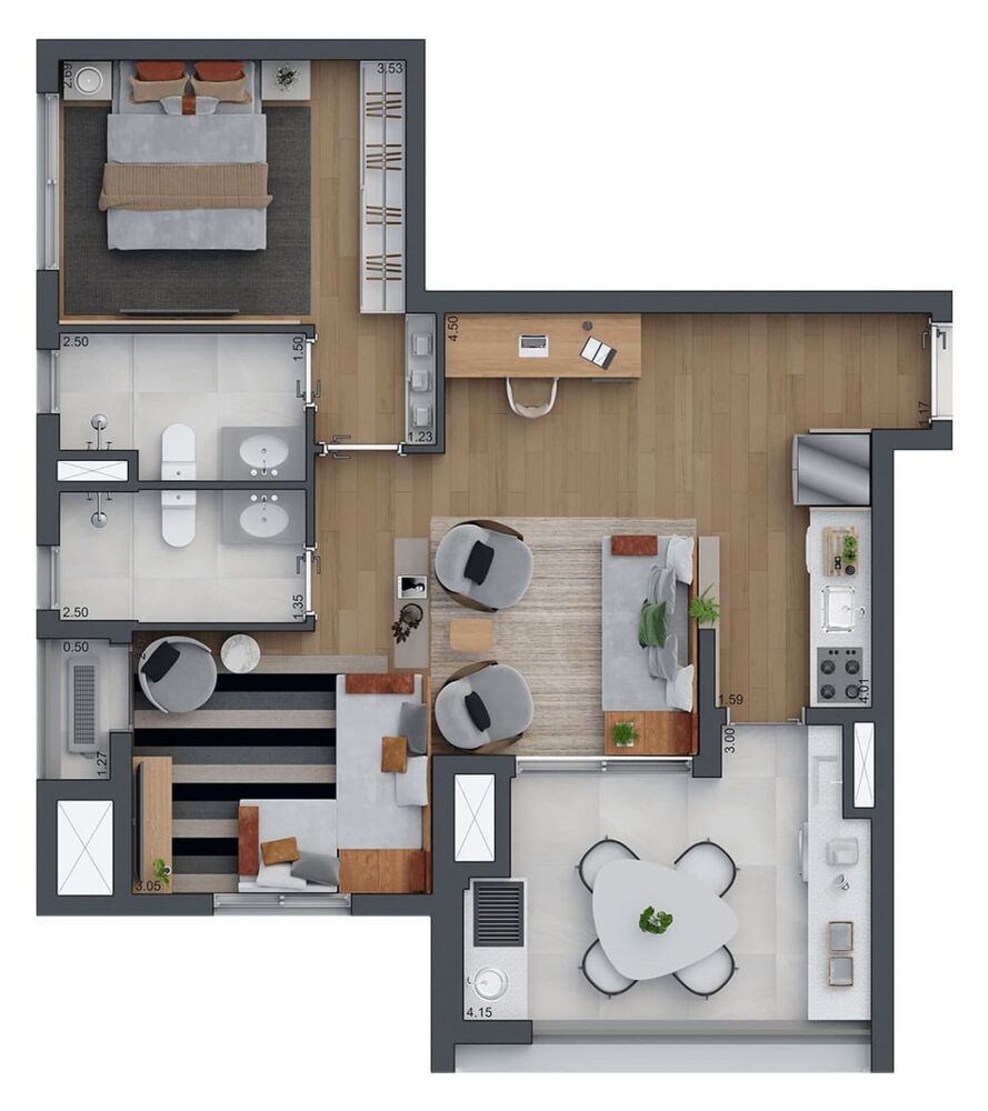 Apartamento, 2 quartos, 60 m² - Foto 18
