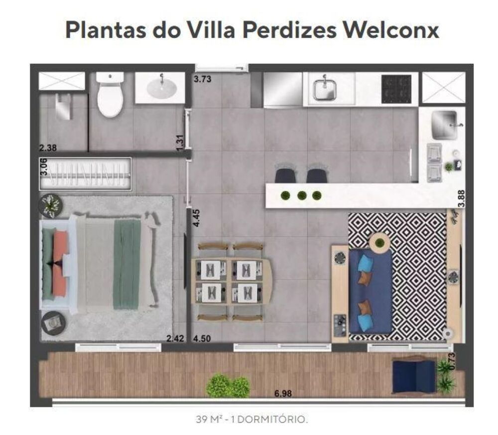 Apartamento, 2 quartos, 39 m² - Foto 22