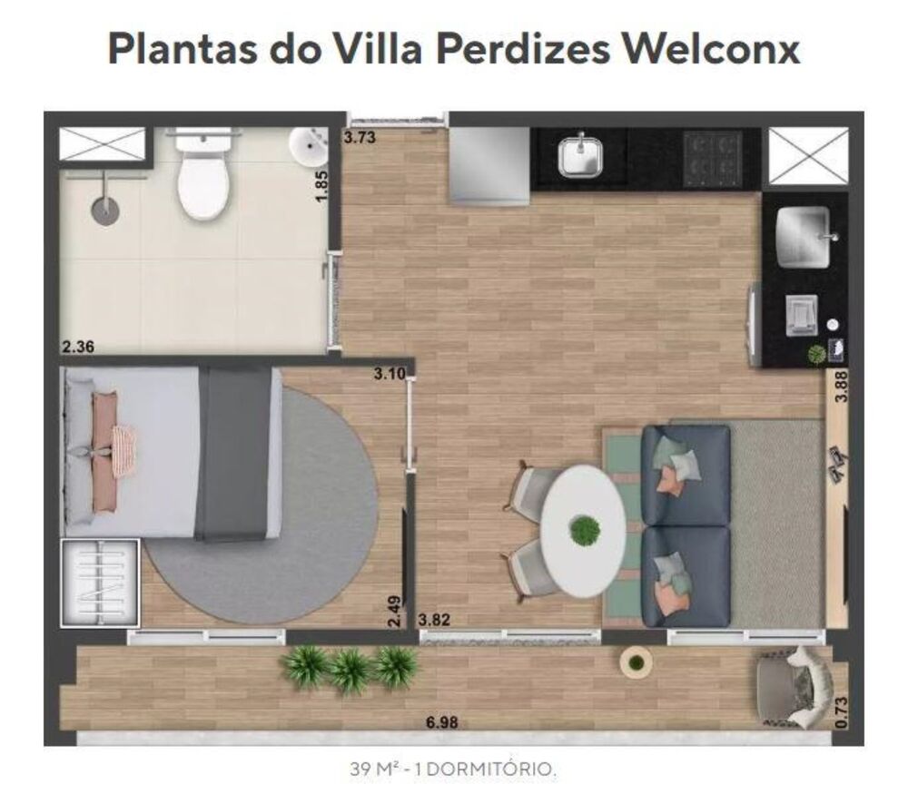 Apartamento, 2 quartos, 39 m² - Foto 18