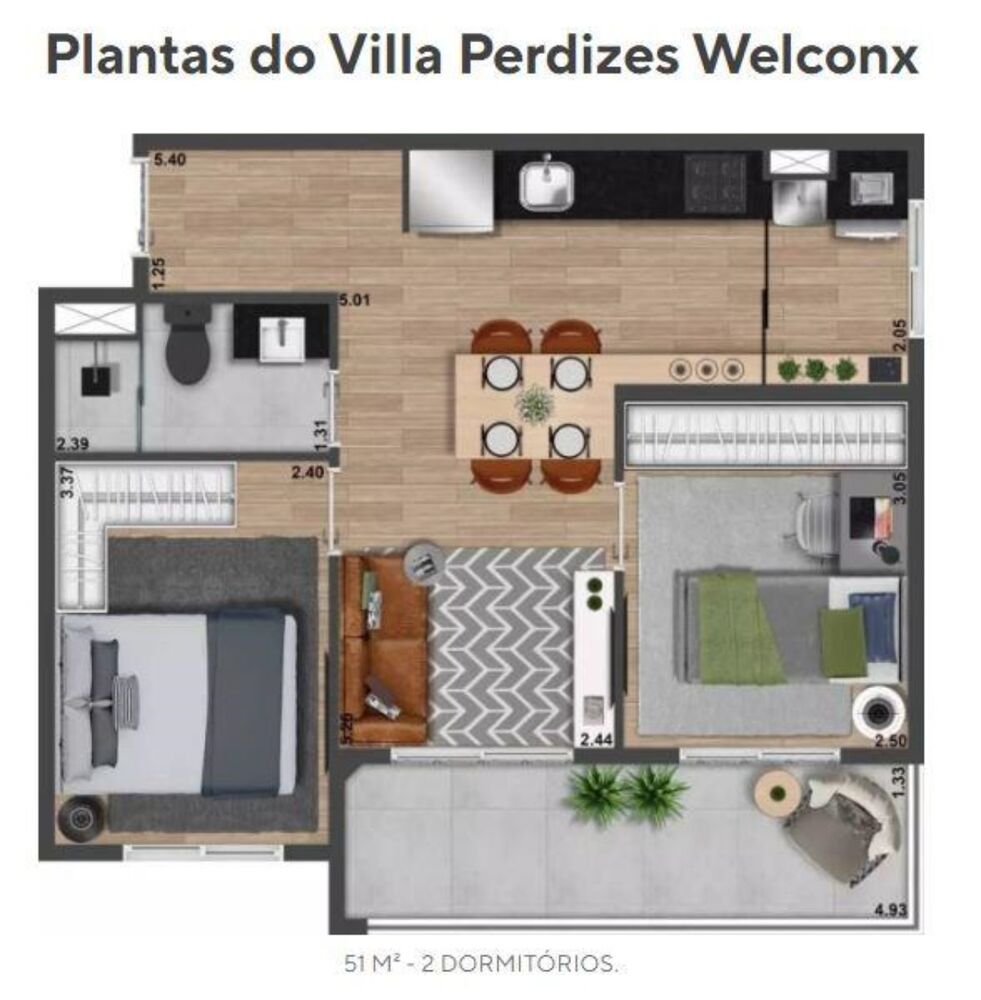 Apartamento, 2 quartos, 39 m² - Foto 19