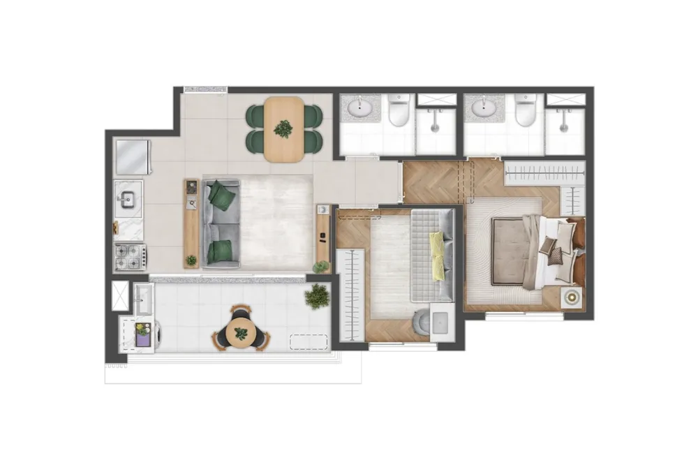 Apartamento, 2 quartos, 47 m² - Foto 5
