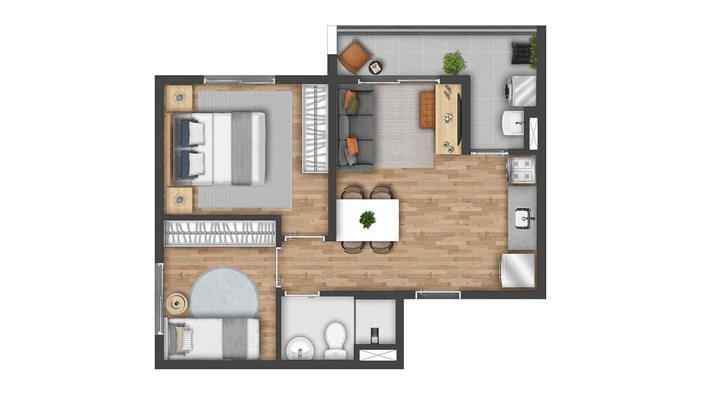 Apartamento, 1 quarto, 26 m² - Foto 8