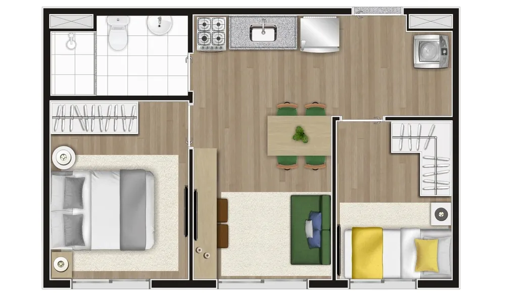 Apartamento, 1 quarto, 25 m² - Foto 12