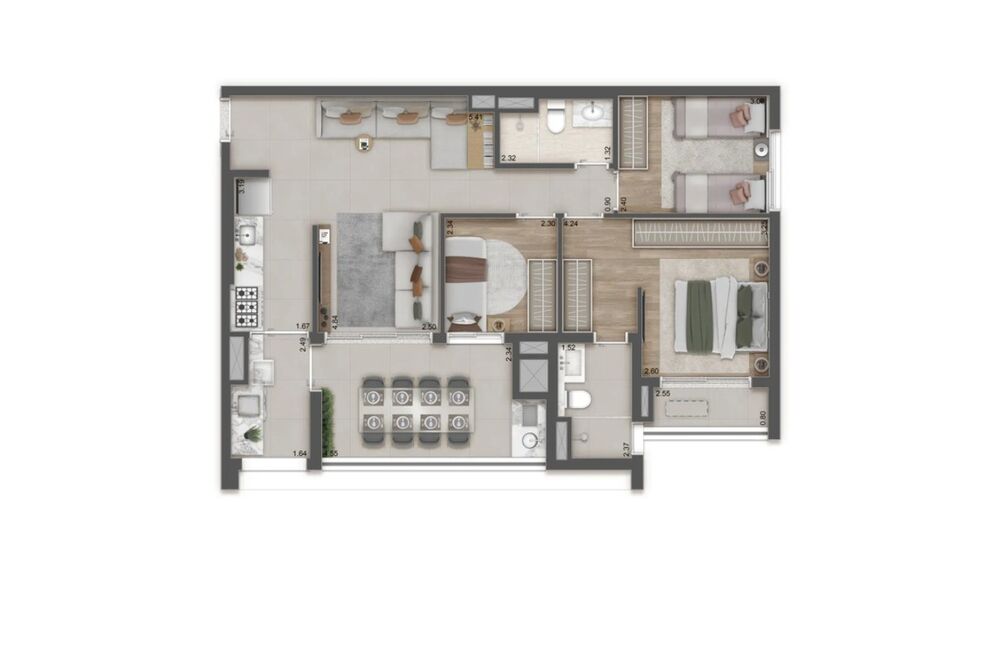 Apartamento à venda com 1 quarto, 25m² - Foto 4