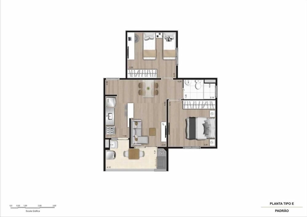 Apartamento, 2 quartos, 49 m² - Foto 22