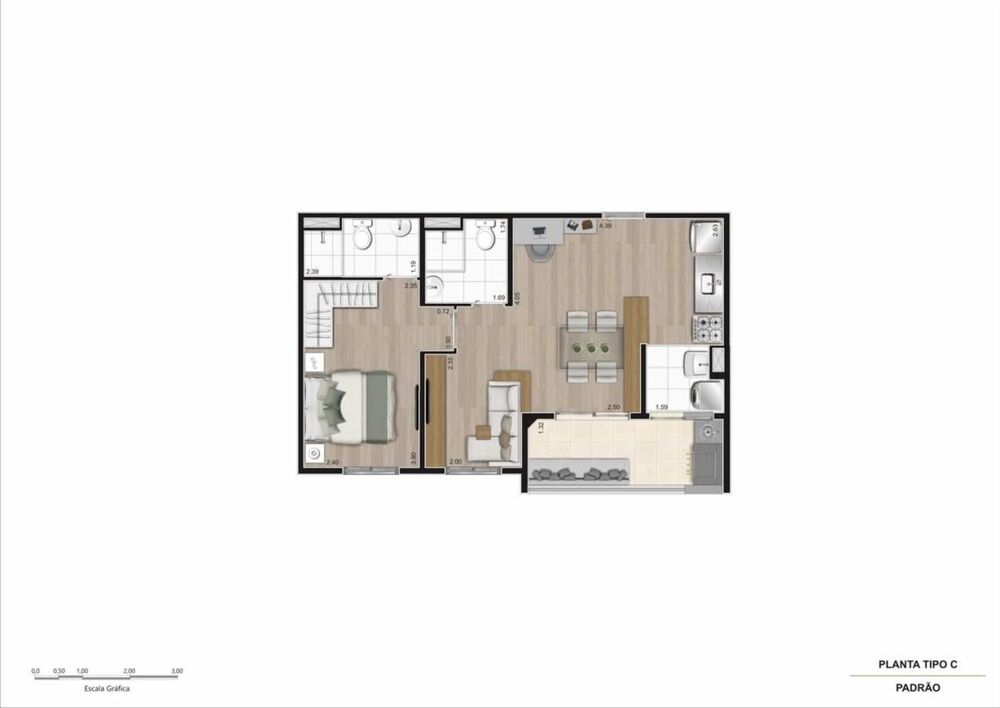 Apartamento, 2 quartos, 49 m² - Foto 27