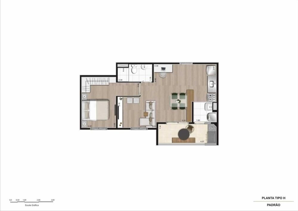 Apartamento, 2 quartos, 49 m² - Foto 21