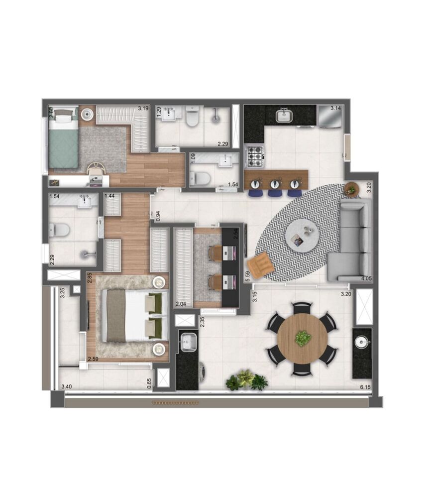 Apartamento, 2 quartos, 70 m² - Foto 27